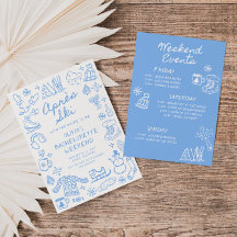 Après Ski Drawn Bachelorette de inverno