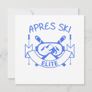Convites Apres Ski Skiing Snow Winter Sports Gift