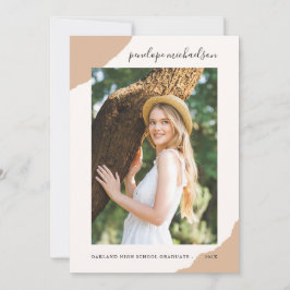 Convites Apresenta Simples Festa de formatura de Foto Neutr