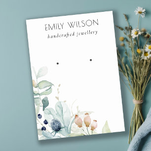 Convites Apresentação de Folheto Verde Azul Pastel