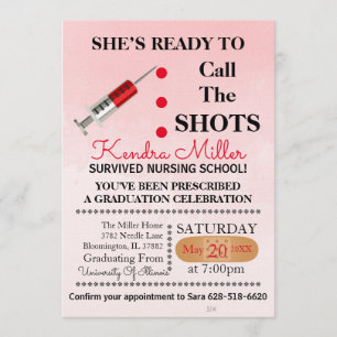 Convites Apronte para chamar os tiros que a graduação