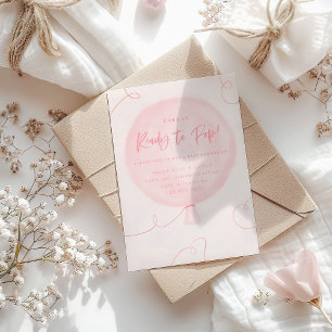 Convites Apronte para estalar! o chá de fraldas convida