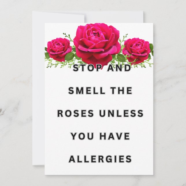 Convites Aproveite os rosas (Frente)