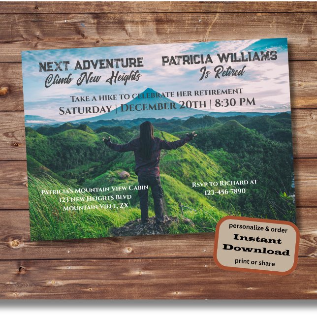 Convites Aproximação da próxima subida da aventura (Criador carregado)