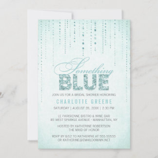 Convites Aqua Algo Chá de panela Azul