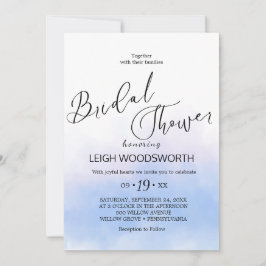 Convites Aqua e o Dourado Chá de panela de praia por aquare