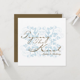 Convites Aqua Floral Flourish Casando Chic Wedding