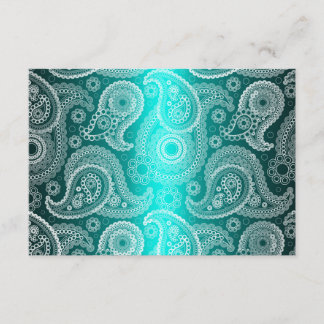 Convites Aqua Shimmer Lace India Invital RSVP