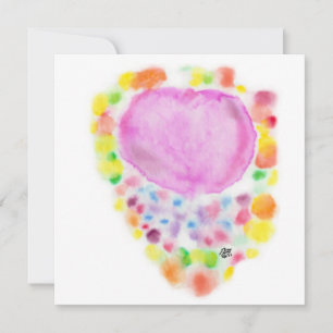 Convites Aquarela Arte Articulação das Cores 1