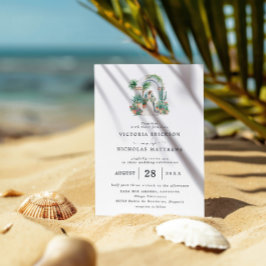 Convites Aquarela Casamento Sayulita México