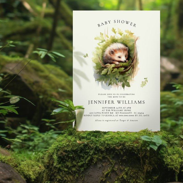 Convites Aquarela chá de fraldas Cachorro-Branco (Criador carregado)