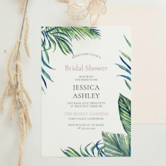 Convites Aquarela Deixa Chá de panela