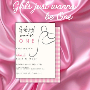 Convites Aquarela Feminina Coquete Rosa Arco Cute