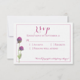 Convites Aquarela Flor de Casamento Floral Rosa RSVP