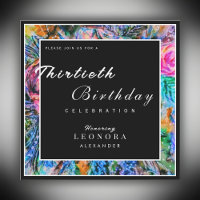 Aquarela Flores Artísticas Qualquer Festa de anive