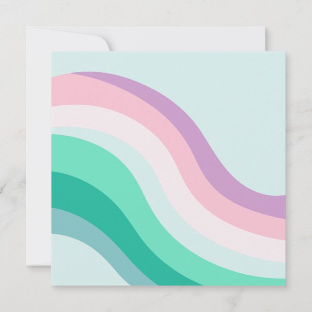 Convites Aquarela fluida (Verso)