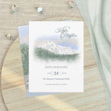 Aquarela, Montanha Nevada, Casamento de Inverno