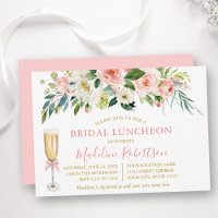 Aquarela Rosa Branco Floral Noiva Almoço Dourado 