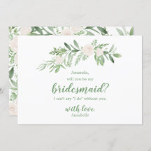 Aquarela Rosa de Marfim Casamento Seja Minha Dama