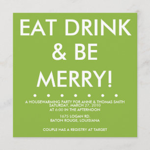 Convites Aquecimento da casa