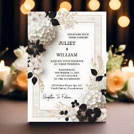 Convites Aquele Casamento de Vazio Elegante Clássico Formal