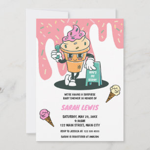 Convites Aqui Está a Dica de Sorvete Churrasco de Bebê