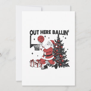 Convites Aqui fora jogando Basquete Esporte Natal