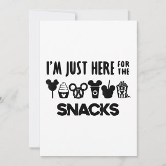 Convites Aqui para as Férias da Família Snacks