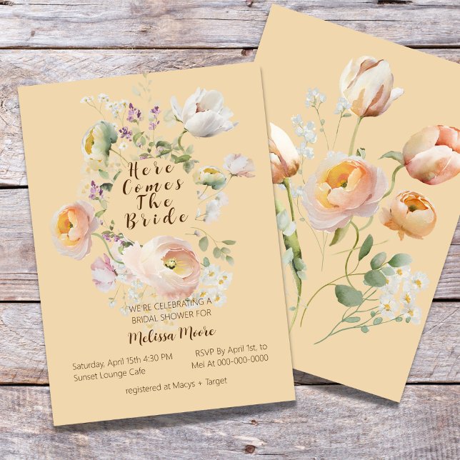 Convites Aqui Vem A Noiva, Chá de panela (Criador carregado)