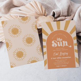 Convites Aqui Vem O Chá de fraldas Do Sol Chá de fraldas