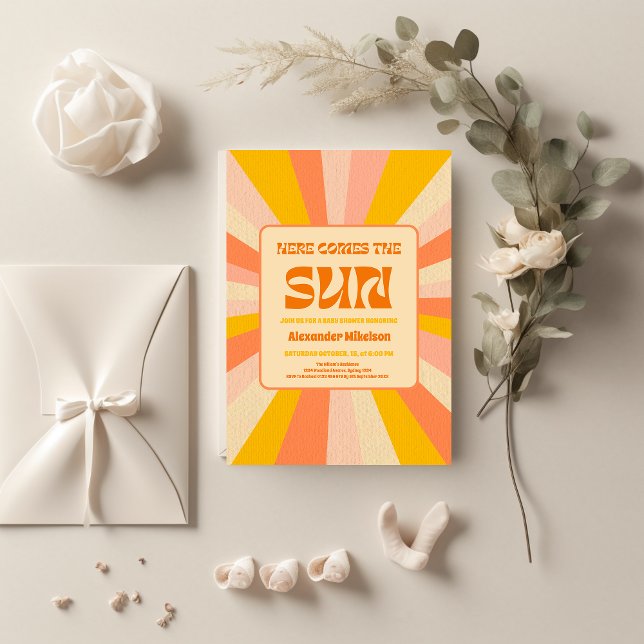 Convites Aqui Vem O Chá de fraldas Filho (Criador carregado)