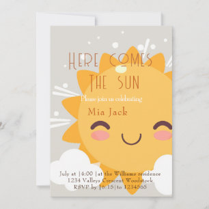 Convites Aqui vem o sol