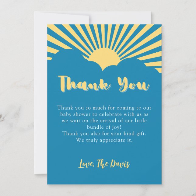 Convites Aqui vem o Son Boho Sunshine Retro 90s (Frente)