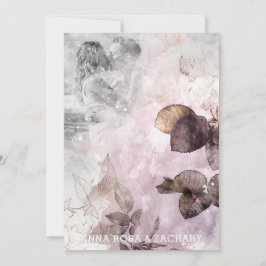 Convites *~* AR26 Ephemera QR Victorian RSVP PHOTO Wedding