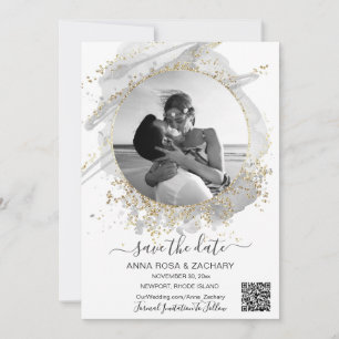 Convites *~* AR6 Foto QR WEDDING SALVE o site da data