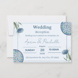 Convites Arabesque Elegance Wedding Card