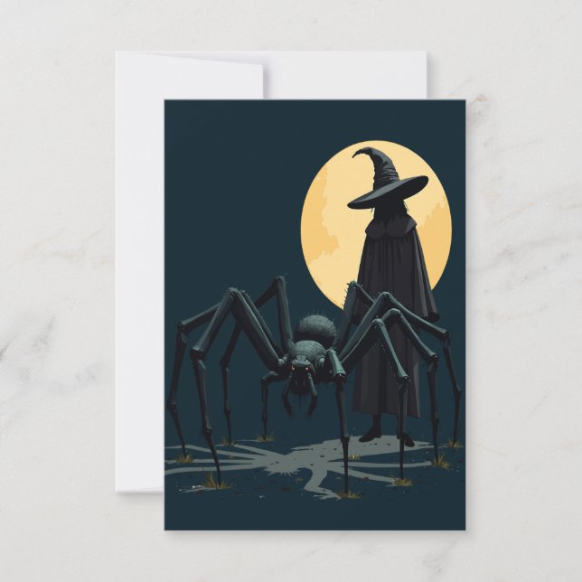 Convites Aranha, Bruxa e Sombra do Luar (Frente)