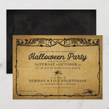 Aranha Halloween | Vintage Gothic Party