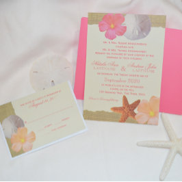 Convites Aranha Tropical Rustic Bridal Luncheon