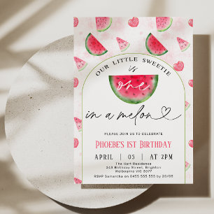 Convites Arca Vermelha Moderna Um Em Um primeiro aniversari