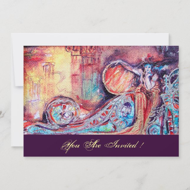 Convites ARCADIA - PLANTA BUTTERFLY - Champanhe Cor-de-Rosa (Frente)