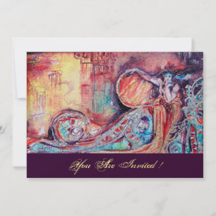 Convites ARCADIA - PLANTA DE MANTEIGA - Dourado metal verme