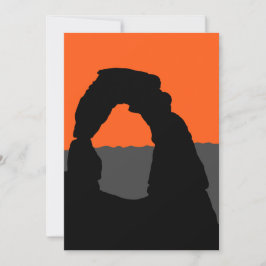 Convites Arch Delicado no Parque Nacional de Arches - Utah,
