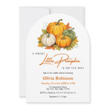 Arch Fall Autumn A Little Pumpkin Baby Shower 