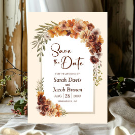 Convites Arch Floral Rustic Casamento Salva Data