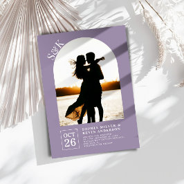 Convites Arch Moderno I Foto I Ametyst Smoke I Weding