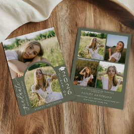 Convites Arch Photo Graduation Party Invite Announcement