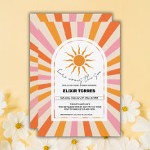 Arch Retro Vem O Chá de fraldas Filho