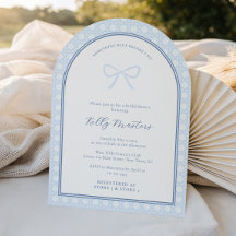 Arch Simples Algo Chá de casamento Arco Azul