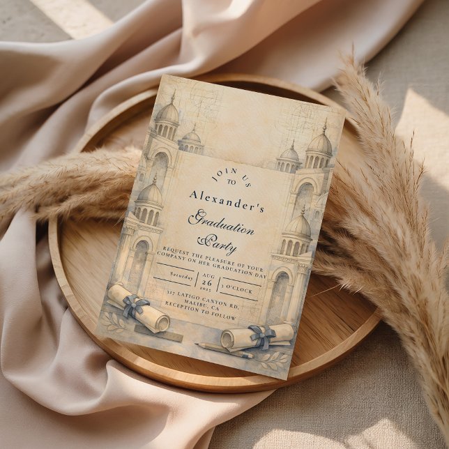 Convites Architecture Drafting Tools Graduation (Criador carregado)